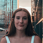 Portrait einer Frau.