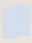 Wandpaneel in der Farbe Hellblau, zwei Paneele nebeneinander