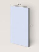 Wandpaneel in der Farbe Hellblau, Maße