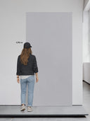 Wandpaneel Hellgrau – 122 x 244 cm