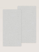 Wandpaneel in der Farbe Lichtgrau, zwei Paneele nebeneinander