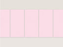 Wandpaneel in der Farbe Rosa, Übersicht mehrerer Paneele