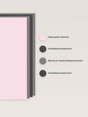 Wandpaneel in der Farbe Rosa, Aufbau