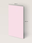 Wandpaneel in der Farbe Rosa, Maße