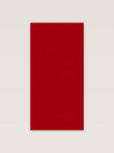 Wandpaneel in der Farbe Rot, Vorderansicht