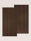 Wandpaneel in Holzoptik, Walnuss, zwei Paneele nebeneinander