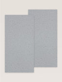 Wandpaneel in Lederoptik, Grau, zwei Paneele nebeneinander