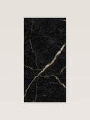 Wandpaneel in Marmoroptik, Black Marquina Gold, Vorderansicht