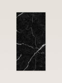 Wandpaneel in Marmoroptik, Calacatta Schwarz, Vorderansicht