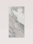 Wandpaneel in Marmoroptik, Portinari Grau, Vorderansicht