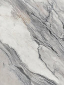 Wandpaneel in Marmoroptik, Portinari Grau, Textur / Detail