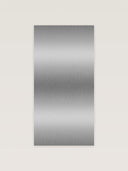 Wandpaneel in Metalloptik, Edelstahl, Vorderansicht