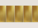 Wandpaneel in Metalloptik, Gold, Übersicht mehrerer Paneele