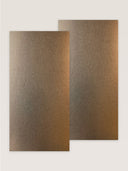 Wandpaneel in Metalloptik, Rosé, zwei Paneele nebeneinander