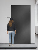 Wandpaneel Metalloptik Schwarz - 122 x 244 cm