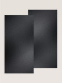 Wandpaneel in Metalloptik, Schwarz, zwei Paneele nebeneinander