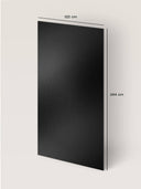 Wandpaneel in Metalloptik, Schwarz, Maße