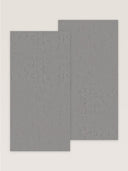 Softstone Wandpaneel, Grau, zwei Paneele nebeneinander