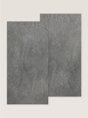 Wandpaneel in Steinoptik, Beton Grau, zwei Paneele nebeneinander