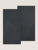 Wandpaneel in Steinoptik, Beton Schwarz, zwei Paneele nebeneinander