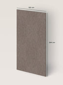Wandpaneel in Stoffoptik, Boucle Braun, Maße