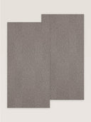 Wandpaneel in Stoffoptik, Farbe Grau, zwei Paneele nebeneinander