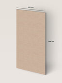 Wandpaneel in Stoffoptik, Twill Beige, Maße